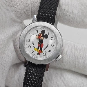 Vintage Bradley Mickey Mouse Mechancial Shaking Nodding Head Watch Rare AS-IS - Picture 1 of 10