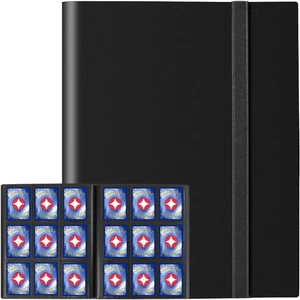 GEAoffice Trading Card Binder, 9 Pockets Card Album Folder, 360 Side Loading ... - Picture 1 of 7