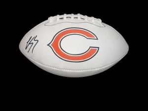 LUTHER BURDEN SIGNED CHICAGO BEARS LOGO FOOTBALL ROOKIE WR MIZZOU NFL BAS - Picture 1 of 1