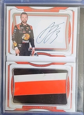 Austin Dillon 2022 Panini National Treasures Sheet Metal Auto Booklet #09/25 - Image 1 of 4