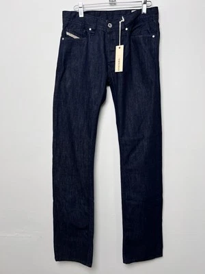 Новые мужские Diesel Viper регулярные прямые джинсы 27 X 32 кнопка мухи джинсовой ткани темно-синий - Изображение 1 из 4