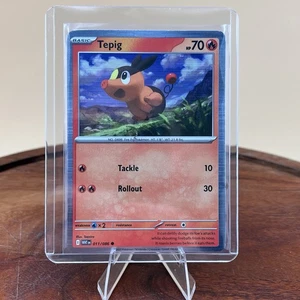 Pokemon Tepig 011/086 Blanco Flare Holo Promo Casi Nuevo - Imagen 1 de 2