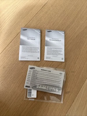 User Manual for Mobile Phone Samsung GT-E 1200, Mobile Phone, Instruction Manual - Image 1 of 4