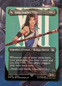 MTG *BORDERLESS * Final Fantasy Uncommon FANG, FEARLESS I'CIE NM - Picture 1 of 2