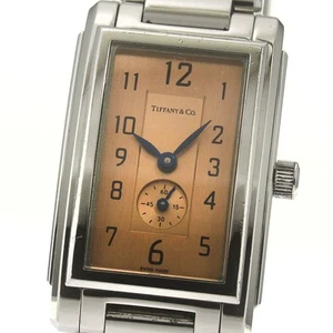 TIFFANY&Co. Grand Rectangular Small Second Quartz Women's - Picture 1 of 6