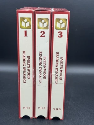 EVELYN WOOD READING DYNAMICS PROGRAM VHS 1-3 Set - Image 1 of 4