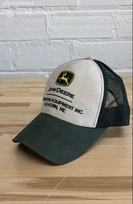John Deere Green/Beige trucker hat. - One Size - Image 1 of 4