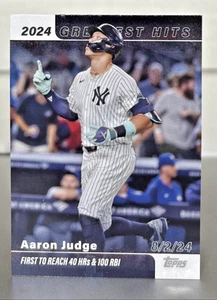 2025 Topps Series 1 - 2024 Greatest Hits Aaron Judge #GH-1 - Picture 1 of 2