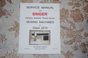 128-page Service Manual on CD in PDF Format for Singer Sewing Machine Class 2210 - Picture 1 of 12