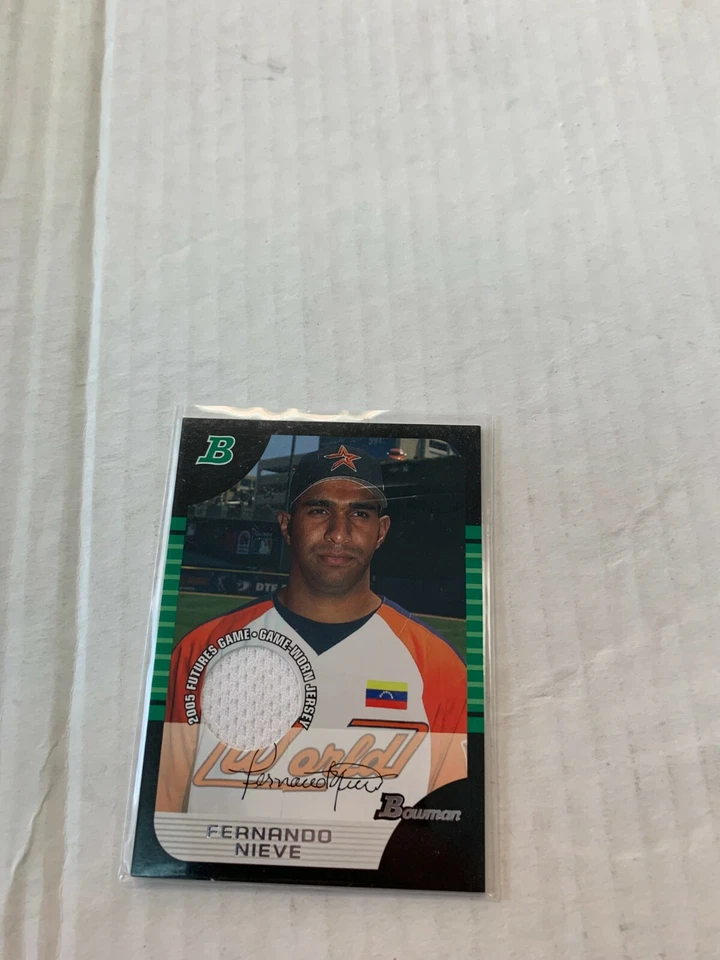 Fernando Nieve 2005 Bowman Jersey Card #BDP128 - Image 1 of 1