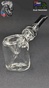 5.25" Tobacco Smoking Bowl Pipe Glass Hand Pipes Hammer Clear - Picture 1 of 4