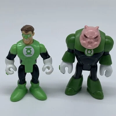 LOTE DE FIGURAS DE ACCIÓN DC COMICS IMAGINEXT SUPER FRIENDS LINTERNA VERDE Y KILIWOG Foto 1 de 4