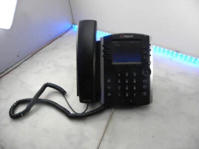 Polycom VVX 400 VoIP PHONE - POE - OFFICE BUSINESS DESK CALL CENTRE UK #10 Y - Image 1 of 4