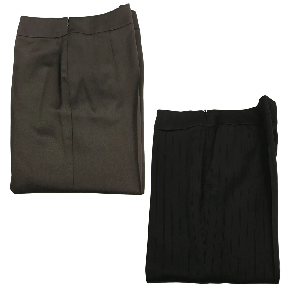 Pantalones para mujer modales/lana con cremallera lateral PERSONA de MARINA RINALDI Art GELA Foto 1 de 1