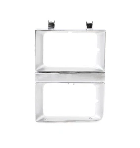 Faro Bisel Cromo Doble Faro LH 81-82 Chevy GMC Pickup Blzr Jimmy Subrbn - Imagen 1 de 3