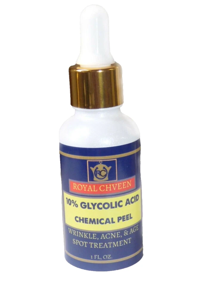 Royal Chveen Glycolic Acid 10% Chemical Peel Anti-Aging Wrinkles Scars, Acne  - Image 1 of 1