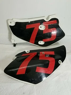 00-06 Honda XR650R XR 650R Oem Airbox Side Covers Left Right Panels Number Plate - Image 1 of 4