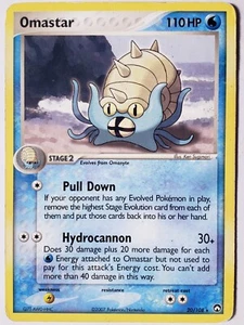 Omastar 20/108 HP - RARE EX Power Keepers Pokemon Card - $2 Combined Shipping - Picture 1 of 2