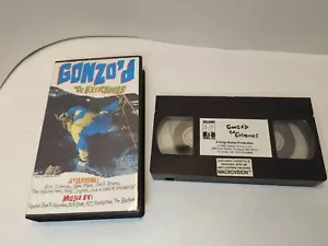 Gonzo'd To Extremes VHS Cassette Skiing Film Winter Extreme Sport 1990 - Foto 1 di 12