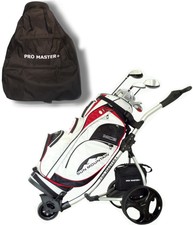 Electric Golf Trolley Folding Lightweight Power Cart Caddy Buggy 36 Hole Battery