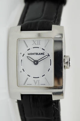 Reloj Montblanc 23 mm esfera blanca acero inoxidable con correas adicionales 7047-PL412749 Foto 1 de 4