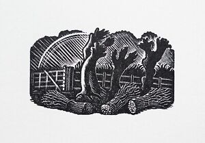 Eric Ravilious (1903-1942) Original woodcut printed from 1932 block]