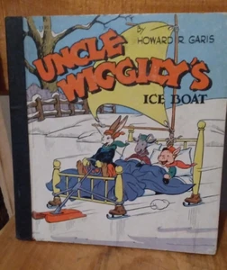 Uncle Wiggily's Ice Boat Hardcover Picture Book Vintage 1948 Garis - Picture 1 of 4