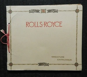 1970 ROLLS-ROYCE Owner's Club "1913 Catalog Sales Brochure" Very Good Shape - Picture 1 of 12