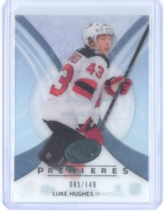2023-24 Upper Deck Ice Ice Premieres '13-14 Retro #2013LH Luke Hughes 85/149 - Picture 1 of 2