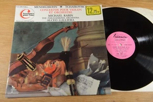 Mendelssohn Tchaikovsky Michael Rabin Gaaliera Concertos Pour Violon LP Trianon - Imagen 1 de 5