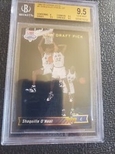 Shaquille O'Neal RC 1992-93 #1 NBA DRAFT PICK Upper Deck BGS 9.5 GEM Mint SHAQ