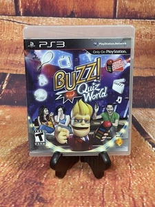 Buzz! Quiz World Sony PlayStation 3 PS3 Nur Spiel Getestet Und Funktioniert �� - Bild 1 von 3