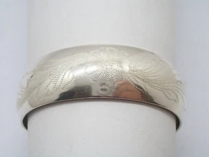 Armreif Starr aus Silber 925 - Armband A Sklave - Orange- Inciso Handbemalt - Picture 1 of 8