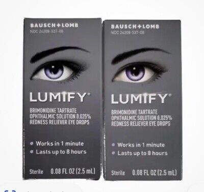 Lumify Eye Redness Relief - 0.08oz - x 2 Free...