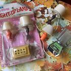 Puppenhaus Miniatur 4 Miner Leuchtlampen & idealer Mixer Vintage elektrisch