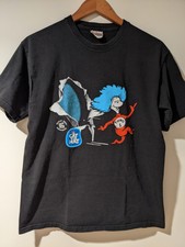 Vintage 2003 Dr. Seuss Cat in the Hat Thing 1 & 2 Pop Tarts Promo Medium T-Shirt