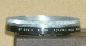 Tiffen Series 8 57 Bay 8 Bayonet Mount Adapter with a Retaining Ring - Picture 1 of 1