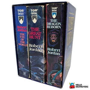 The Wheel of Time Box Set 1 Book 1, 2, & 3 Robert Jordan - Imagen 1 de 10
