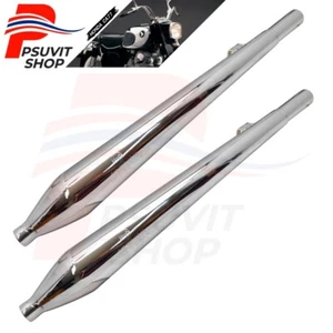 HONDA C77 CA77 C72 CA72 Exhaust Muffler (1pair) BM Style - Picture 1 of 6