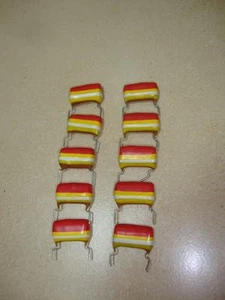 10 X 0.22uF /400V. 220K/400V MULLARD TROPICAL FISH CAPACITORS, HIGH QUALITY - Picture 1 of 2