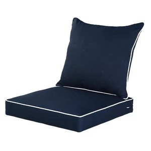 Outdoor/Indoor Furniture Cushions Set,Replacement Deep Seat Cushion for All W... - Picture 1 of 7