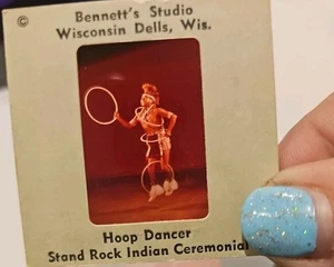 #DT 35mm slide - Vintage - Collectibles - Photo - Bennett's Studio Hoop Dancer - Picture 1 of 1