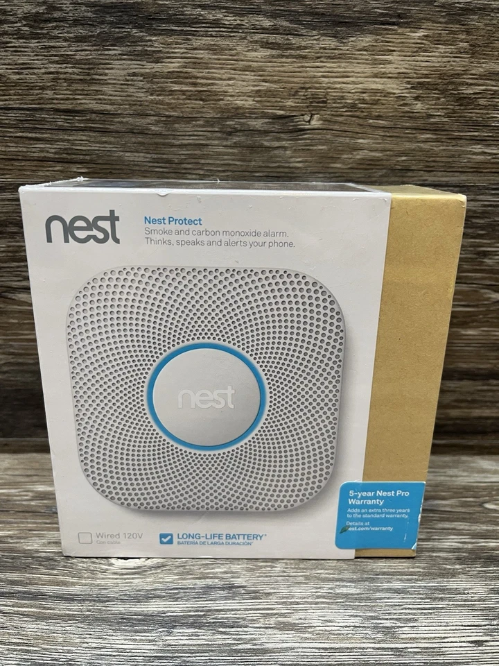 谷歌 Nest Pro 保护 PRO 烟雾和一氧化碳报警电池 2nd Ge S3000BWES — 第 1/4 张图片