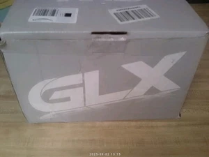 GLX M14 Open Face Motorcycle Helmet DOT APPROVED Black Large - Picture 1 of 9