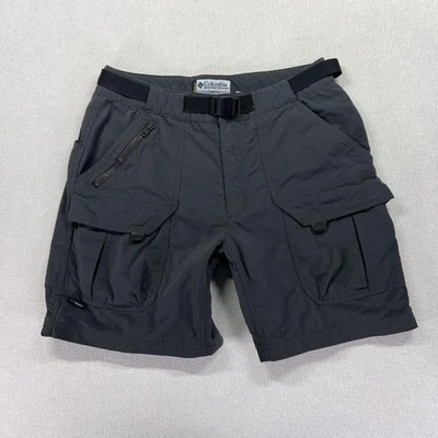 Columbia Omni Dry Shorts Mens 32 (Actual 30x7) Gray GRT Cargo Water Resistant - Image 1 of 4