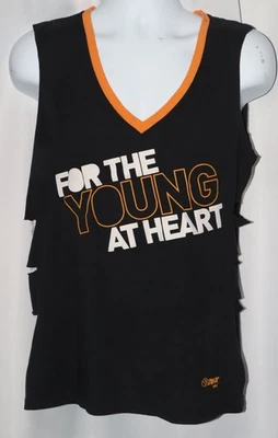 Camisa Zumba For the Young at Heart Instructor Dorada Sin Mangas CORTE PERSONALIZADO - XXL Foto 1 de 4