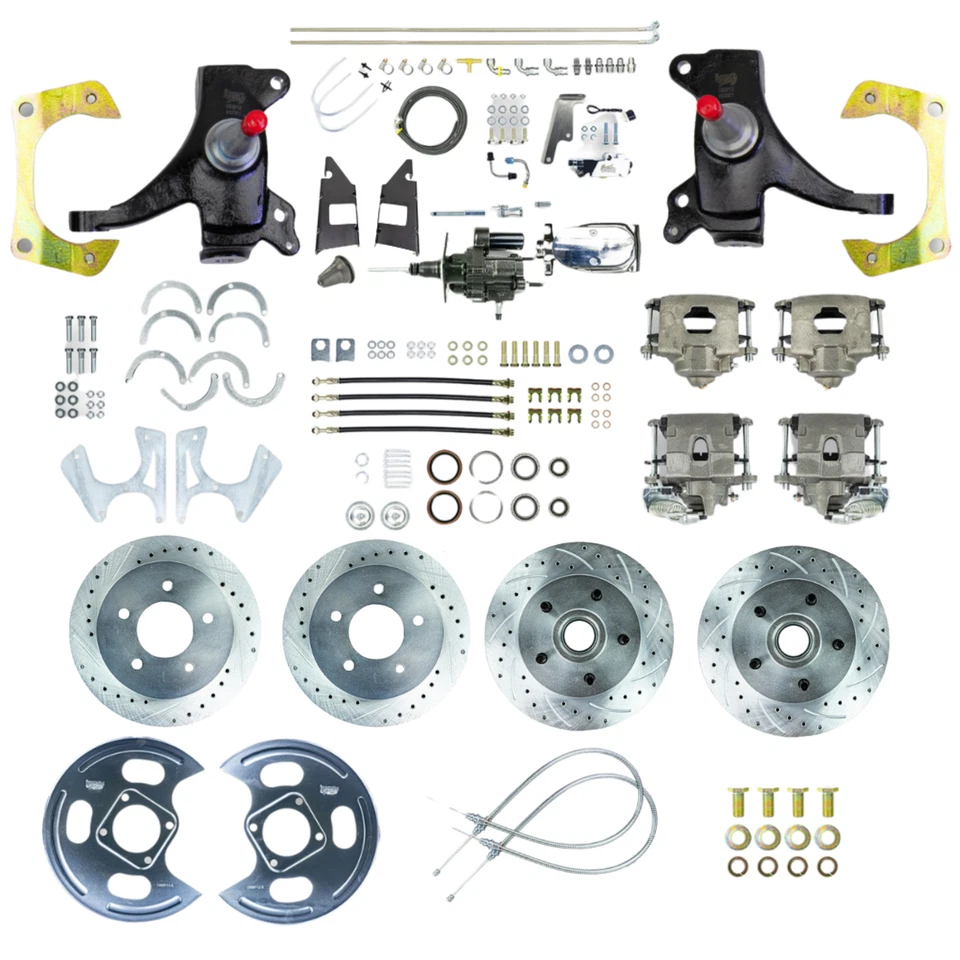 73-87 C10/15 Truck/Suburban 2" Drop Chrome Hydro Boost 4-Wheel Disc Conversion Foto 1 de 1