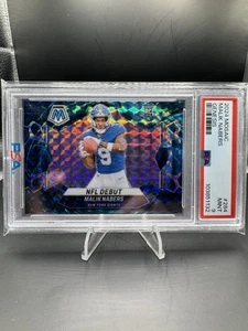 Mosaico Panini 2024 - Debut NFL Malik Nabers #284 Genesis PSA 9 (RC) - Imagen 1 de 3