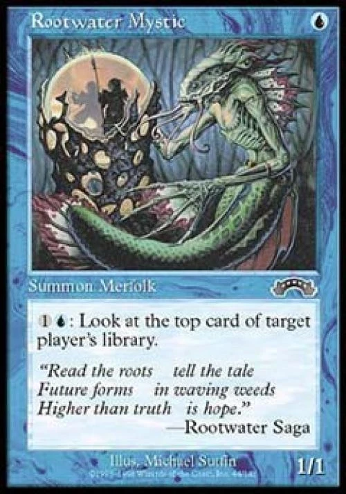 Rootwater Mystic - Medium Play MTG Exodus - Image 1 of 1