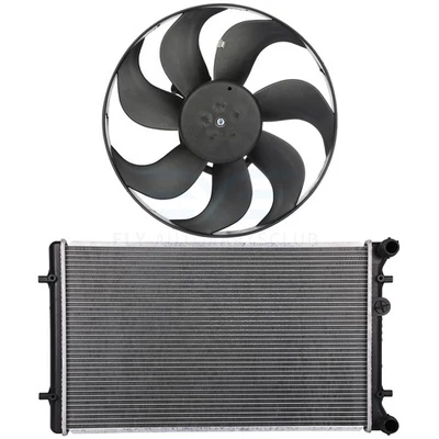 Radiator Cooling Fan Kit For 2000-2004 Volkswagen Golf/Jetta Audi TT 1.8L l4 - Image 1 of 4